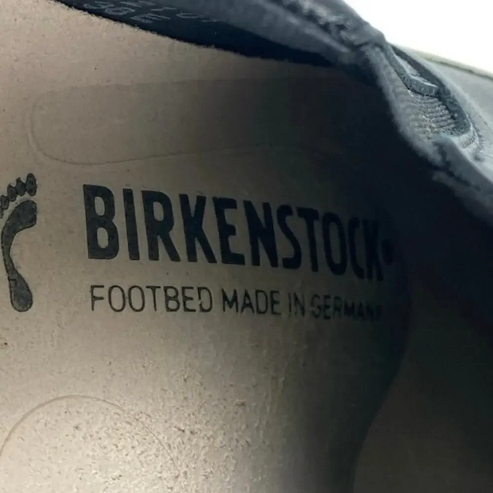 Birkenstock Oswego Black Natural Leather Slip On Loafer Sneaker Shoe Size 38 US8 - Picture 5 of 6